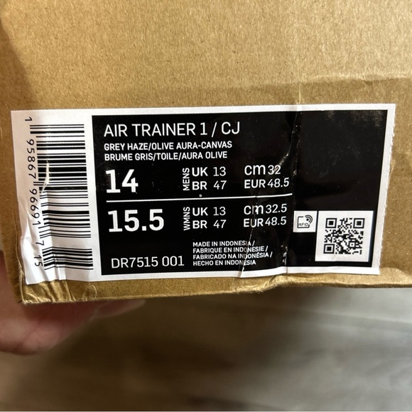 Nike Air Trainer 1 / CJ Travis Scott Cactus Corporation DR7515001 Mens SZ 14 NIB - Picture 10 of 10